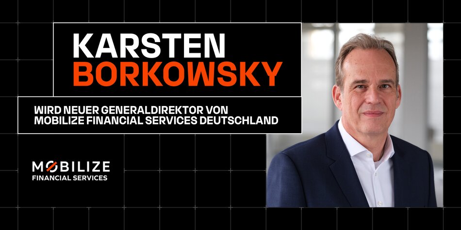 Karsten Borkowsky wird zum 1. November 2024 neuer Generaldirektor von Mobilize Financial Services Deutschland